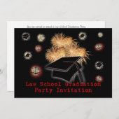 Invitation Barème de l'Invitation de la Fête de Diplôme de Dr (Devant / Derrière)