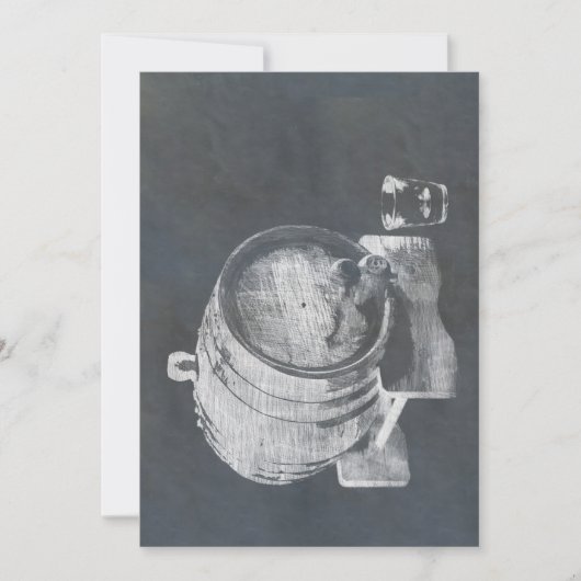 Invitation Baril Whisky (Devant)