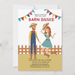 Invitation Barn Dance