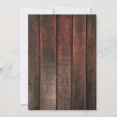 Invitation Barn Lace Rustic Wood String Light Country Wedding (Dos)