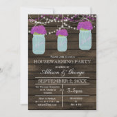 Invitation Barne en bois mâcher jarres rustique domestique ré (Devant)