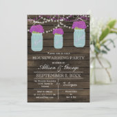 Invitation Barne en bois mâcher jarres rustique domestique ré (Debout devant)