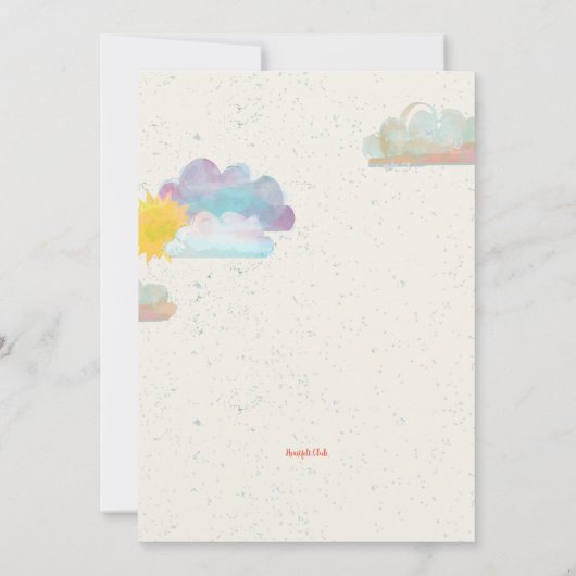 Invitation Barne rouge (Dos)