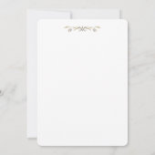 Invitation Barne rustique Boho Boho Floral Country Fête des m (Dos)