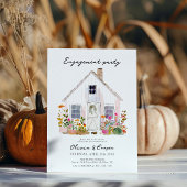 Invitation Barne Style Rustique Farmhouse Engagement Party