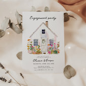 Invitation Barne Style Rustique Farmhouse Engagement Party