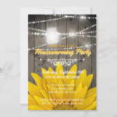 Invitation Barnwood allume la pendaison de crémaillère de (Devant)