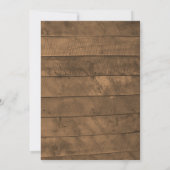 Invitation Barnwood Lights Aqua Farewell Party (Dos)