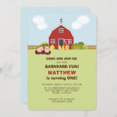 Invitation Barnyard (Devant / Derrière)