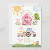 Invitation Barnyard 2e anniversaire (Devant)