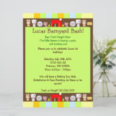 Invitation Barnyard Bash (Debout devant)