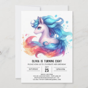 Invitation Barnyard Custom Horse Anniversaire