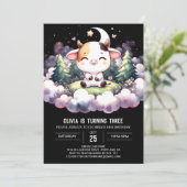 Invitation Barnyard Digital Cow Anniversaire (Debout devant)