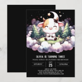 Invitation Barnyard Digital Cow Anniversaire (Devant / Derrière)