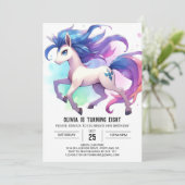 Invitation Barnyard Digital Horse Anniversaire (Debout devant)