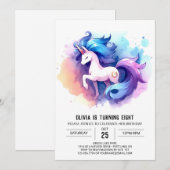 Invitation Barnyard Editable Horse Anniversaire (Devant / Derrière)