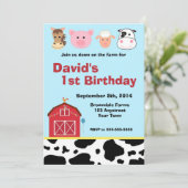 Invitation Barnyard Farm (Debout devant)
