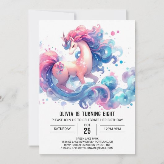 Invitation Barnyard Kids Horse Anniversaire (Devant)