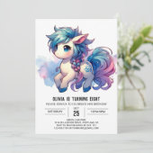 Invitation Barnyard Printable Horse Anniversaire (Debout devant)