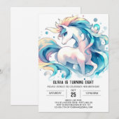 Invitation Barnyard Printable Horse Anniversaire (Devant / Derrière)