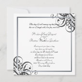 Invitation baroque à défiler (Dos)