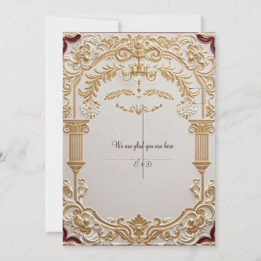 Invitation baroque Elegance (Dos)