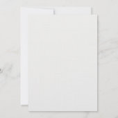Invitation Baroque Elegant Crest Ornement minimaliste Mariage (Dos)