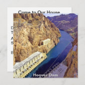 Invitation Barrage Hoover en Arizona (Devant / Derrière)