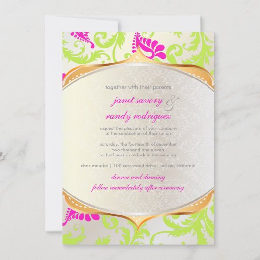 Invitation Barrage pavé de PixDezines (Dos)