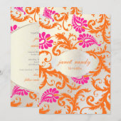 Invitation Barrage pavé de PixDezines (Devant / Derrière)