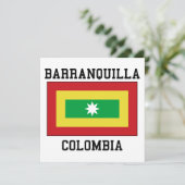 Invitation Barranquilla, Colombie (Debout devant)