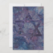 Invitation Barre BM ou Déco murale Bat mitzvah (Dos)