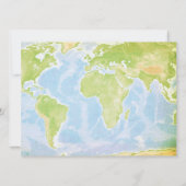 Invitation Barre de documents de voyage ou Bat mitzvah (Dos)