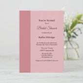 Invitation Barre Fardée Minimaliste Moderne (Debout devant)