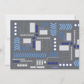 Invitation Barre Jeux Vidéo Numériques Mitzvah Rép (Dos)