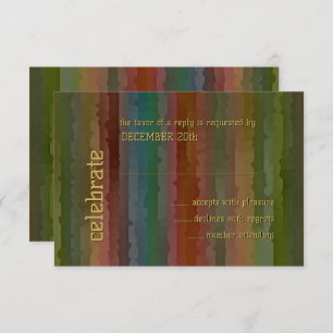 Invitation Barre Mitzvah Earth Tone Streets RSVP