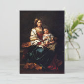 Invitation Bartolomé Esteban Murillo - La Virgen del Rosario (Debout devant)