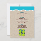 Invitation Bascules électroniques à l'invitation de partie (Dos)