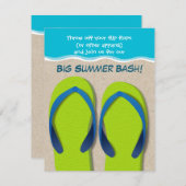 Invitation Bascules électroniques à l'invitation de partie (Devant / Derrière)