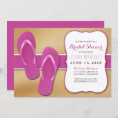 Invitation Bascules électroniques roses dans l'invitation de (Devant / Derrière)