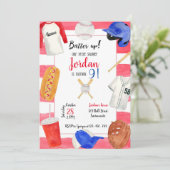 Invitation Base-ball Birthday Invitation, Base-ball (Debout devant)