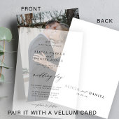 Invitation Base de photo personnalisée pour superposition de