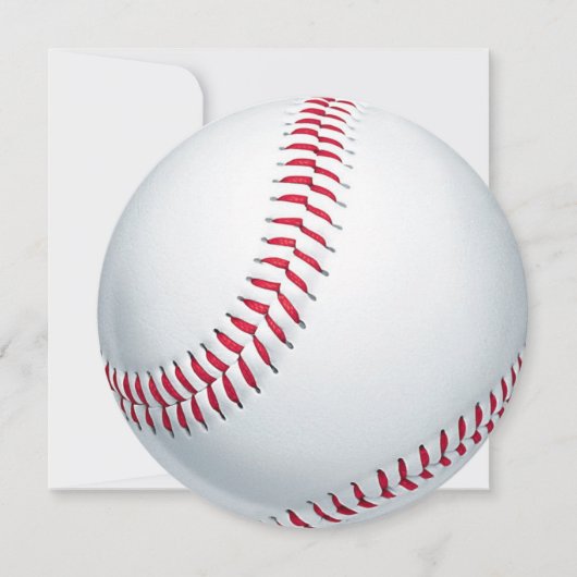 Invitation Baseball (Devant)