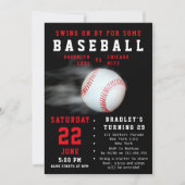 Invitation Baseball 29e Anniversaire Sport Party Jour (Devant)