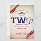 Invitation Baseball 2e anniversaire (Devant)