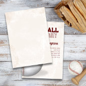 Invitation Baseball Anniversaire Garçon Cute Custom