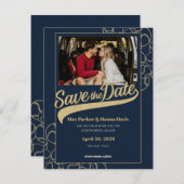 Invitation Baseball avec Photo (Devant / Derrière)