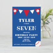 Invitation Baseball Ball Sports Enfants Garçon Anniversaire (Debout devant)