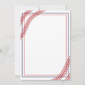 Invitation Baseball Bar Mitzvah (Dos)