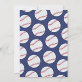 Invitation Baseball Bat Ball Stamp C'Est Un Baby shower Garço (Dos)